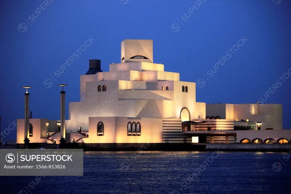 Qatar, Doha, Museum of Islamic Art, I M  Pei architect,