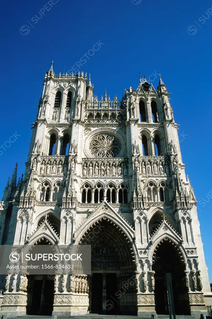 France, Picardie, Amiens, Notre-Dame cathedral,