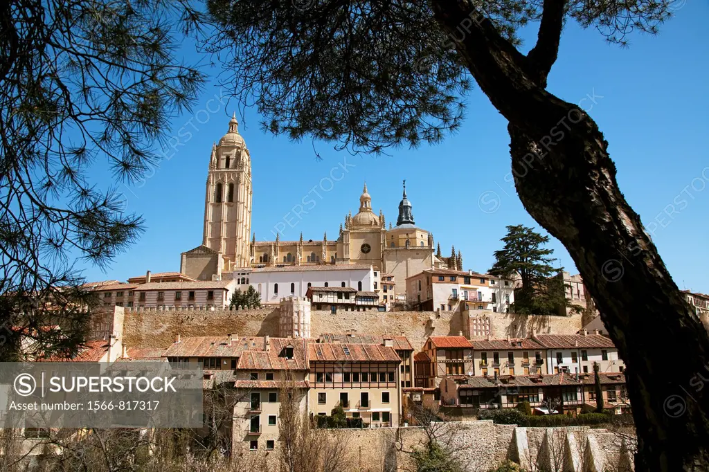 Cathedral, Segovia, Castile-Leon, Spain.