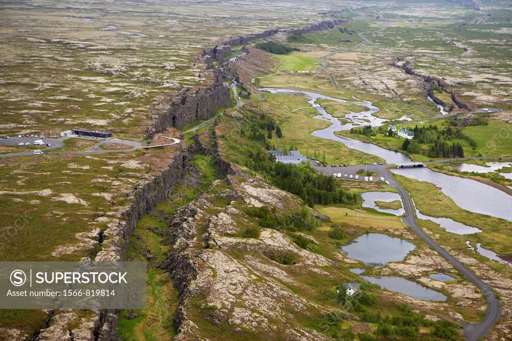 Mid-Atlantic Ridge Fault Line, Thingvellir National Park, Iceland