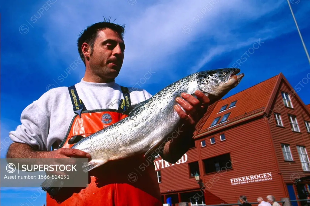 Fish Market, Bergen, Hordaland Norway.