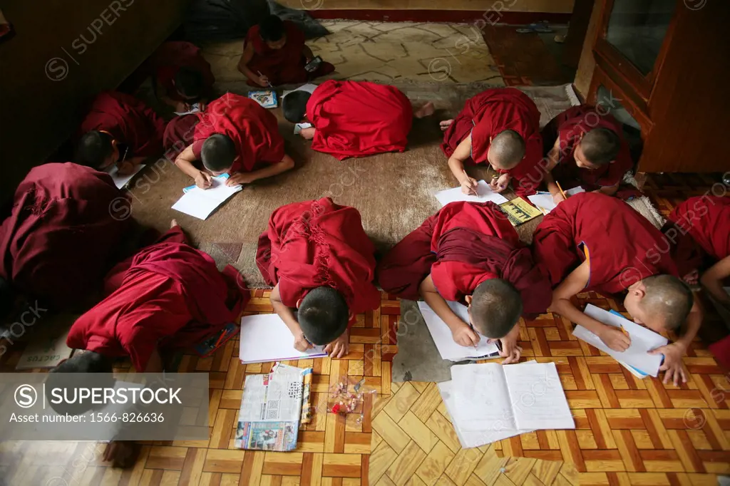 Tibetan Monks in Kathmandu, Nepal