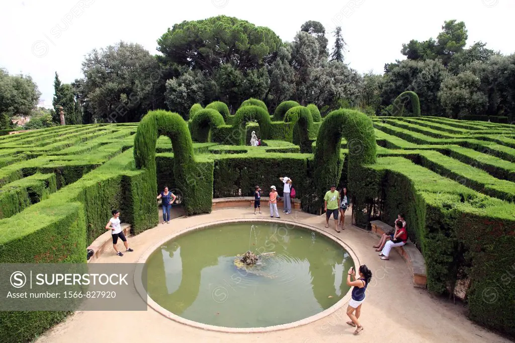 Horta Labyrinth Park, Barcelona, Spain
