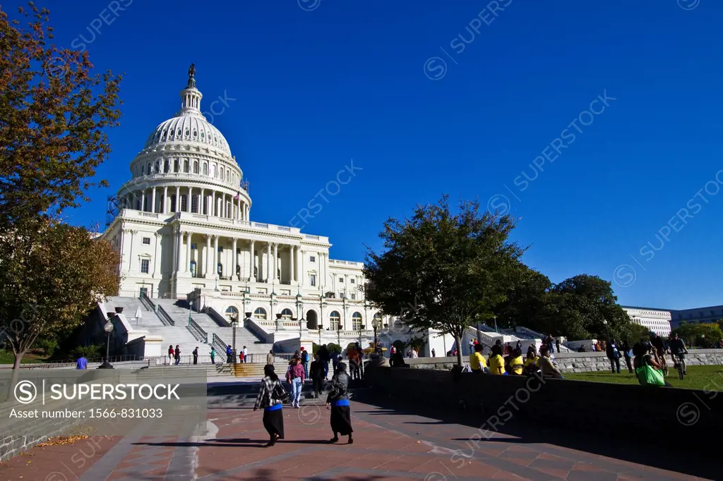 Views of the United States Capitol Building, Washington, D C , USA  MORE INFO The U S  Capitol Building is the meeting place of the United States Cong...