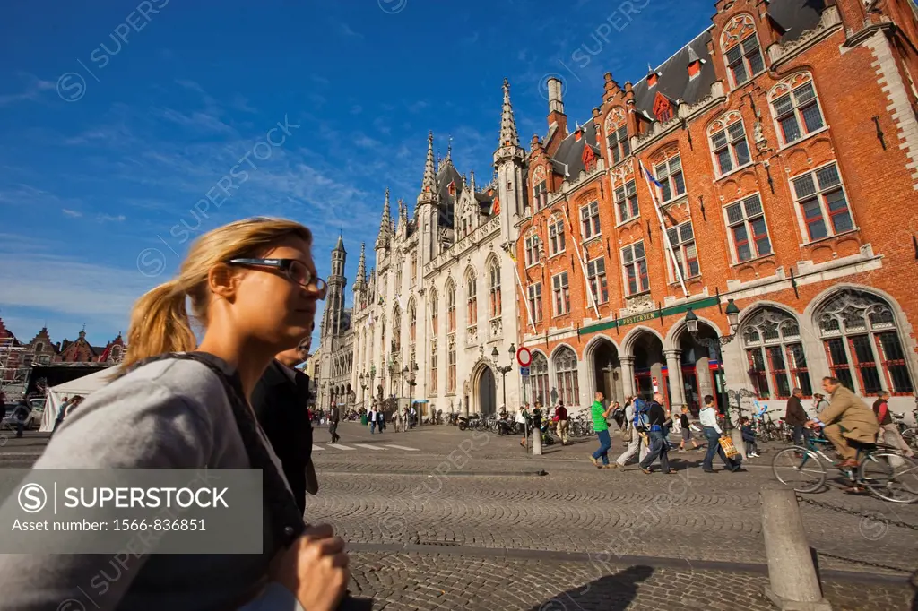 Gouvernement Provincial, Bruges, Brugge, Flanders,Belgium, UNESCO World Heritage Site.