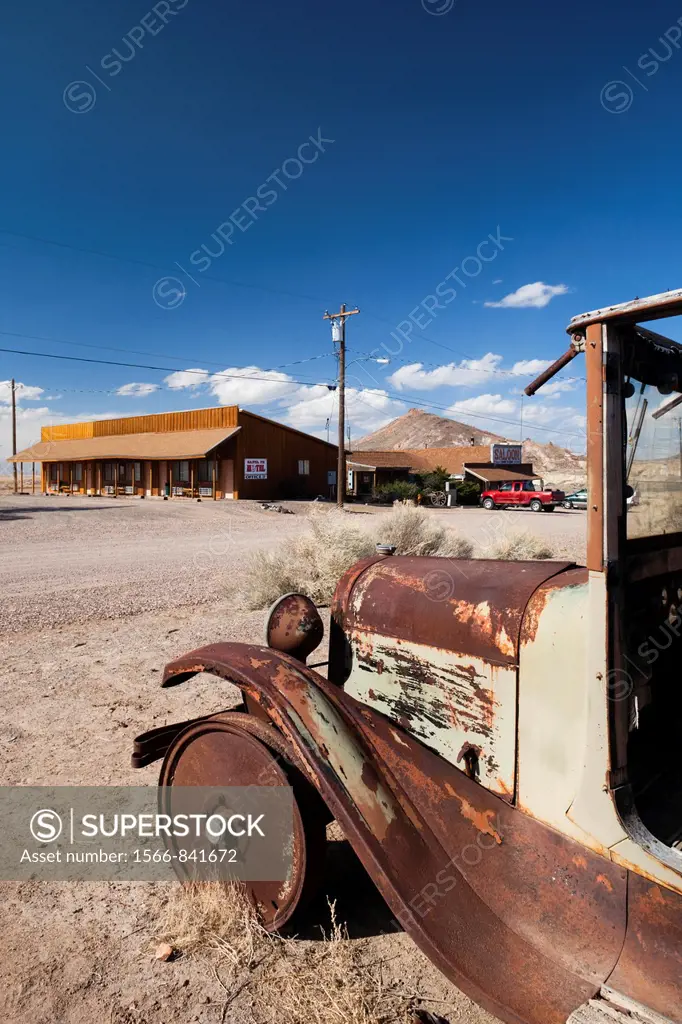 USA, Nevada, Great Basin, Goldfield, ghost town