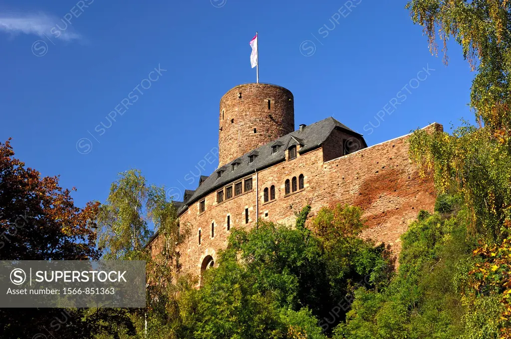 Castle Hengebach, headquarters of the International Art Academy Heimbach, Eifel, Rhineland-Palatinate, Germany