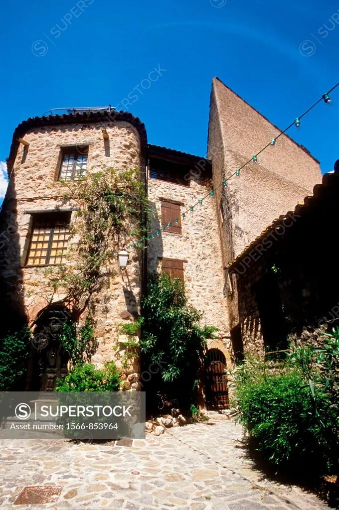 The picturesque medieval village of Les Arcs sur Argens, Var, Provence, Provence-Alpes-Côte d´Azur, France