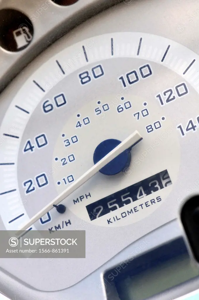 Speedometer / tachometer of a motorcycle