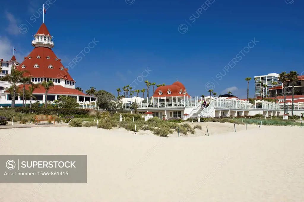 Sand Beach Hotel Del Coronado San Diego California USA