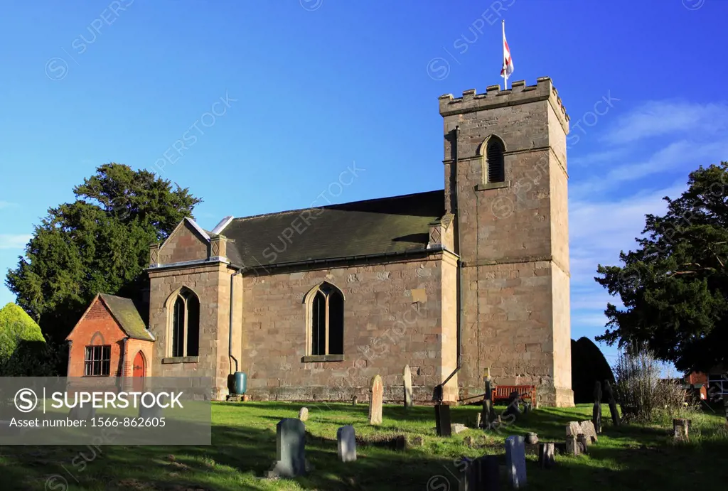 St  Michael´s Parish Church, Rushock, Worcestershire, England, Europe