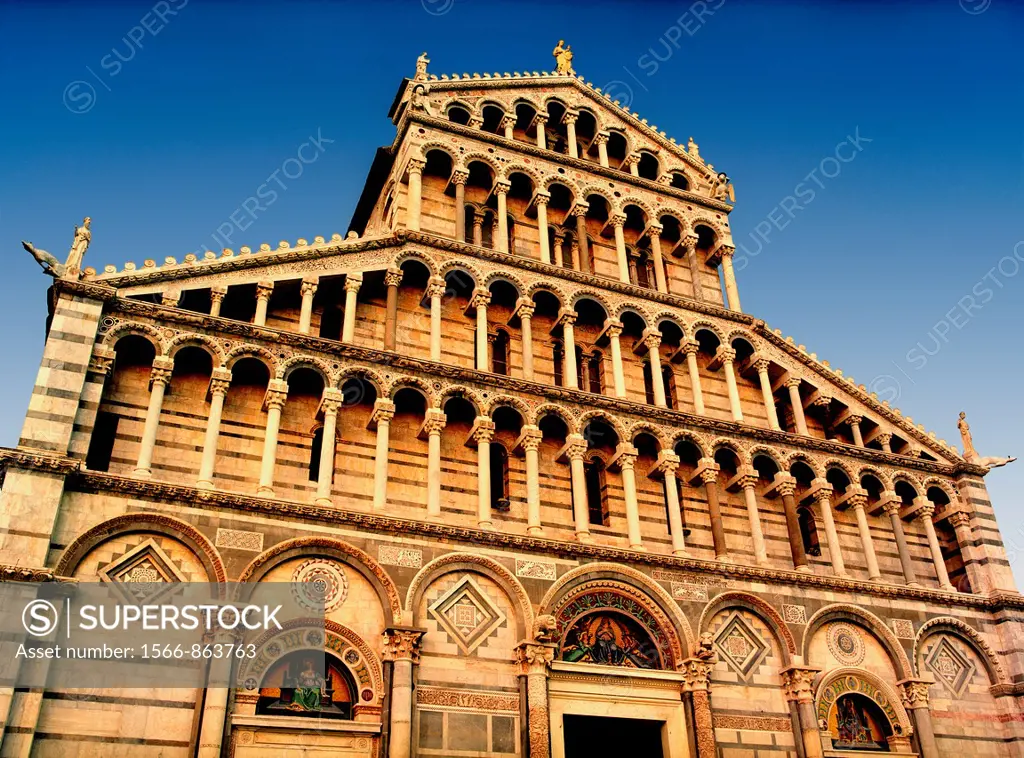 Here lies the Duomo 11th-12th century, one of the major examples of Romanesque-Pisan art, with five aisles and housing important works of art such as ...