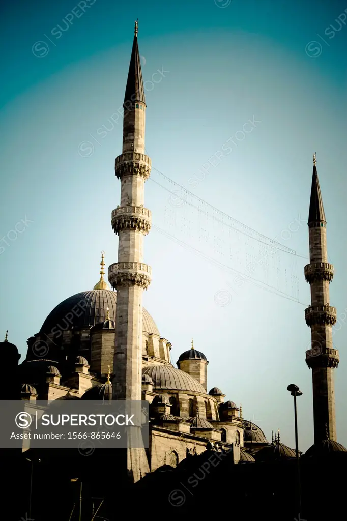 The Yeni Camii, The New Mosque or Mosque of the Valide Sultan  Istanbul, Turkey