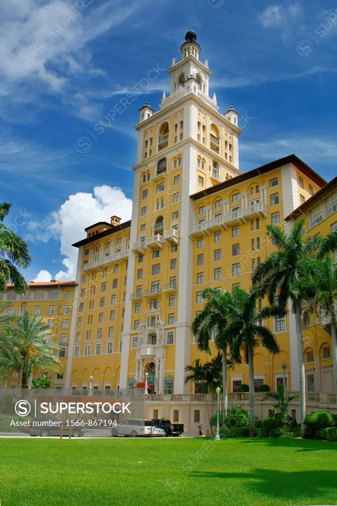 Famous Biltmore Hotel, Coral Gables, Miami, Florida, USA