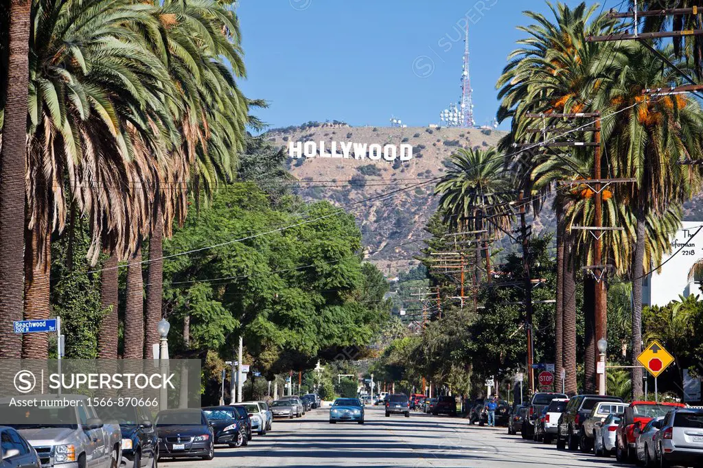Hollywood sign, Los Angeles, California, USA