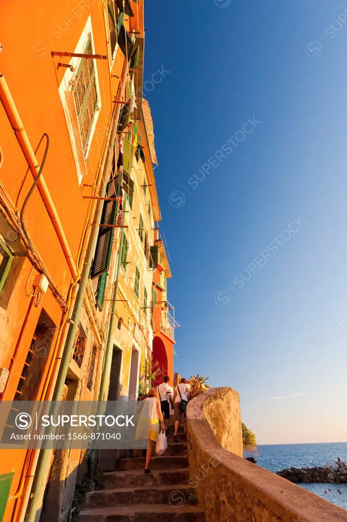 Riomaggiore, Cinque Terre National Park, Province of La Spezia, Liguria, Italy, Europe