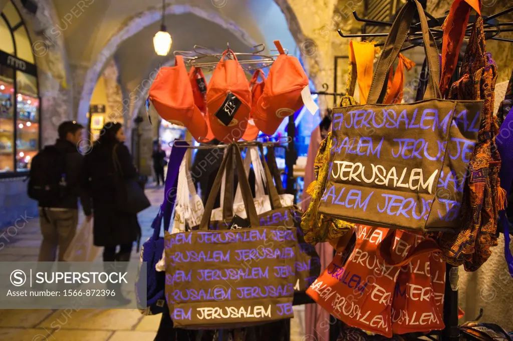 Israel, Jerusalem, Old City, Jewish Quarter Marketplace, NR