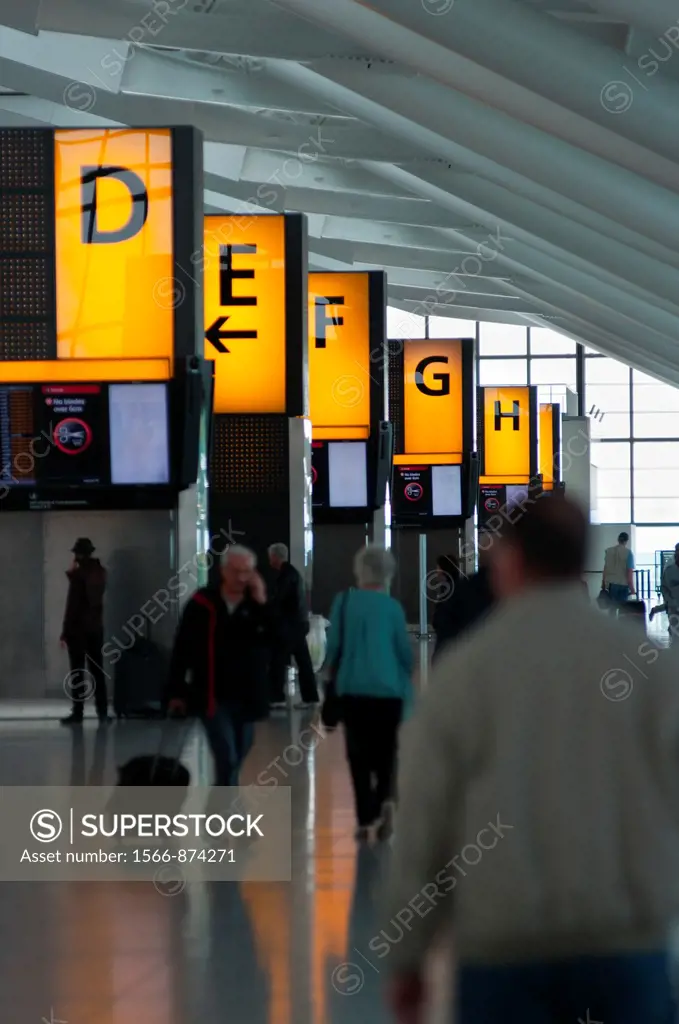 Heathrow airport terminal 5  London  England
