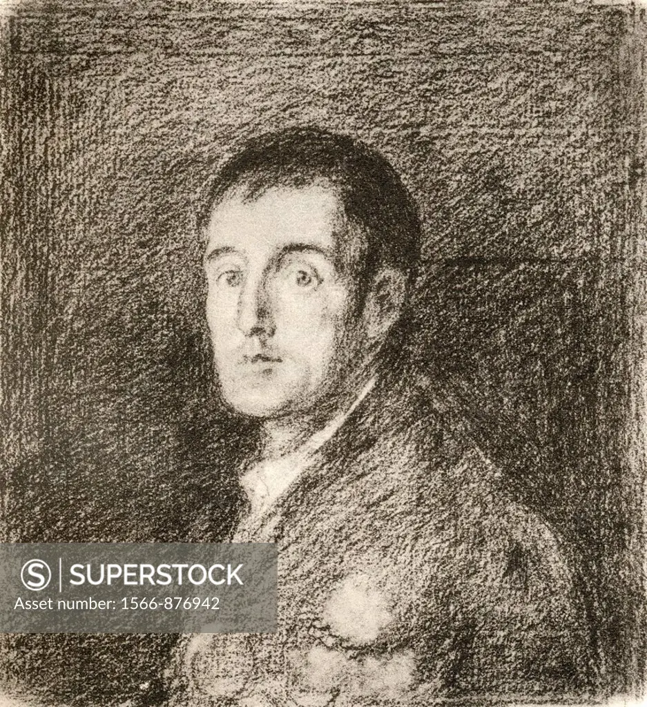 Arthur Wellesley, 1st Duke of Wellington, 1769 - 1852, after the work by Francisco de Goya  British soldier and statesman  From Guerra De La Independe...