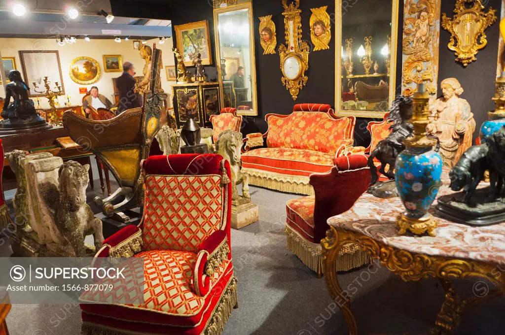 Paris, France, Bastille Brocante, Shopping in French Antiques Furniture Market