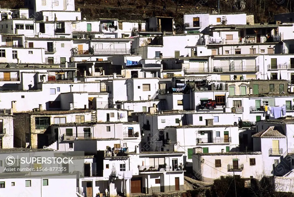 Trevelez, village in Alpujarras, Sierra Nevada, Andalusia, Spain, Europe