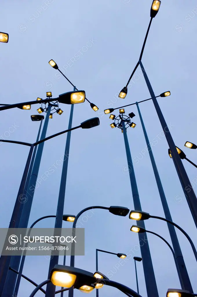 Street lamps, Bilbao, Euskadi, España