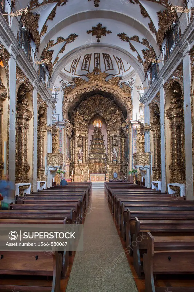 Dos Carmelitas Church, Interior, Porto, Portugal, Unesco World Heritage Site