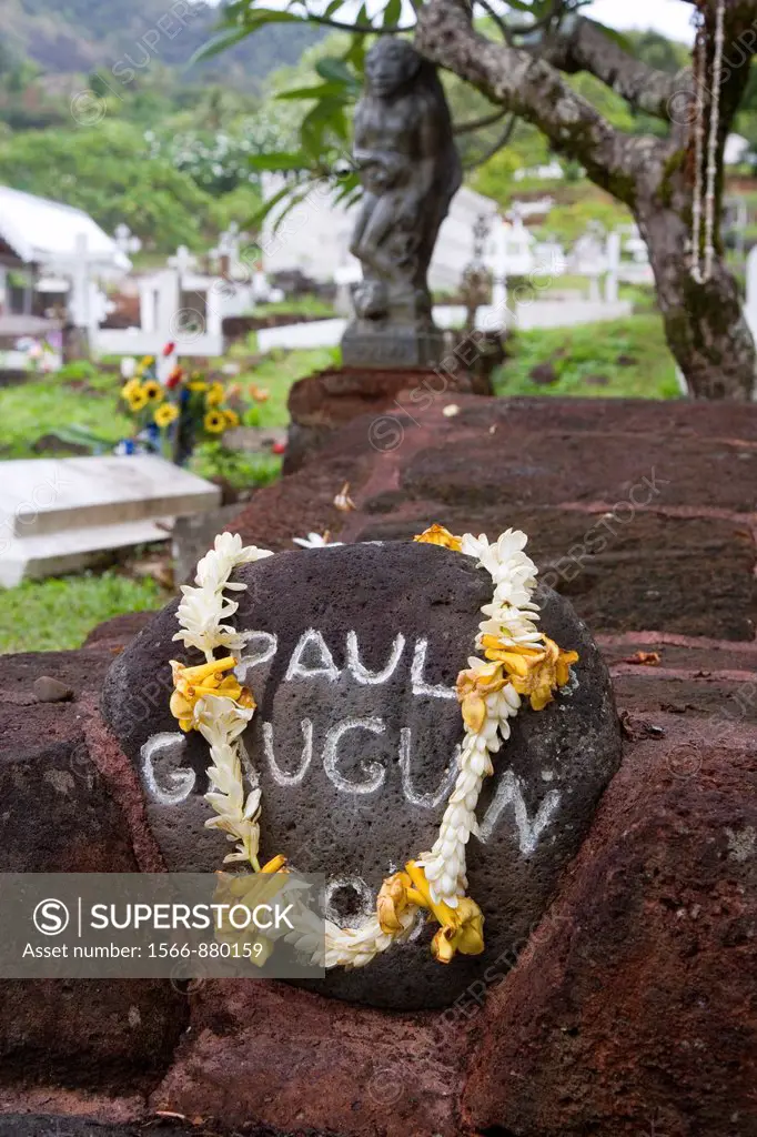 Paul Gauguin gravesite, Atuona, Marquesas Islands, French Polynesia