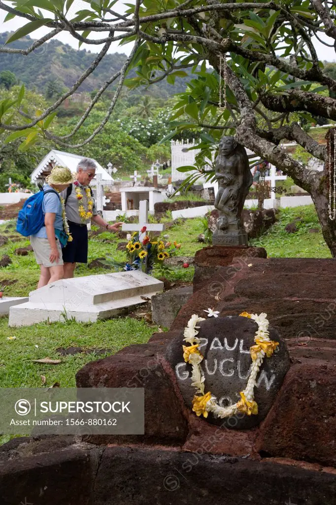 Paul Gauguin gravesite, Atuona, Marquesas Islands, French Polynesia