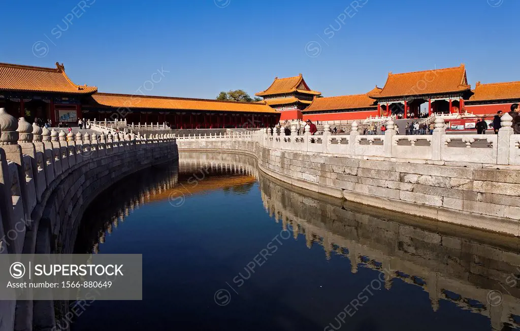 Golden Water River  The Forbidden City,Beijing, China