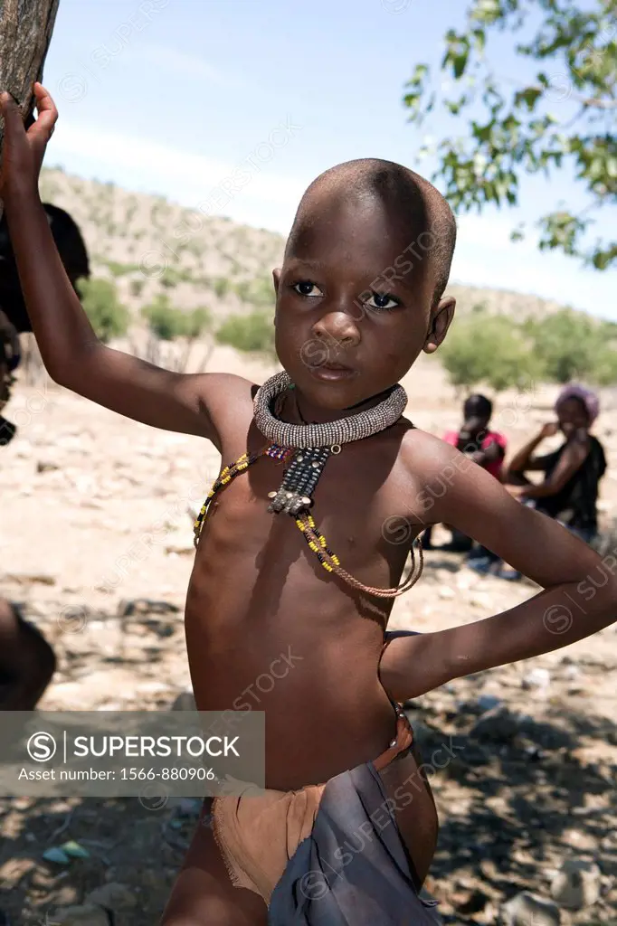 Himba Child - Damaraland, Kunene Region - Namibia, Africa