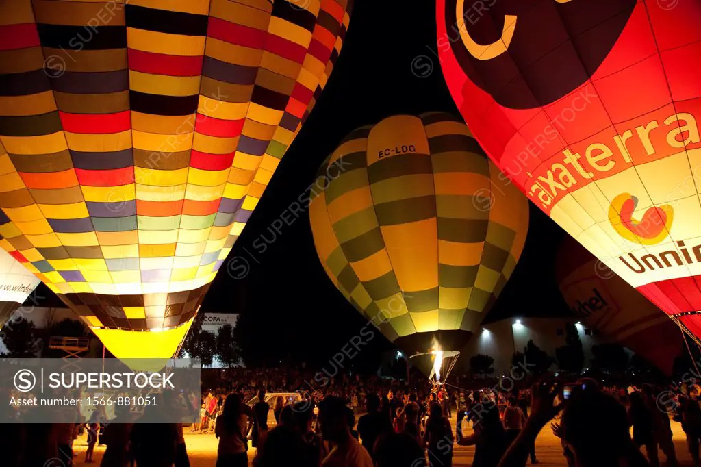 Air balloon Festival in Igualada, Barcelona, Spain
