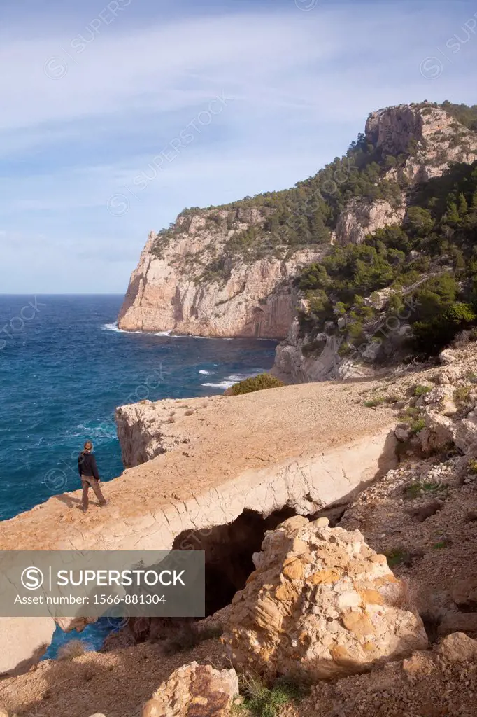 Albarca cove in Sant Mateu d´Albarca, Ibiza, Illes Balears, Spain