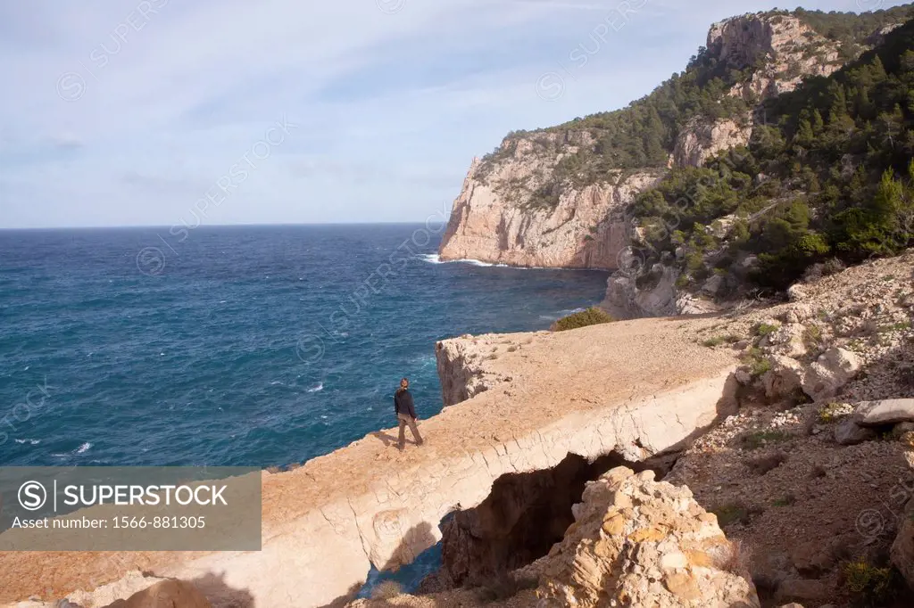Albarca cove in Sant Mateu d´Albarca, Ibiza, Illes Balears, Spain