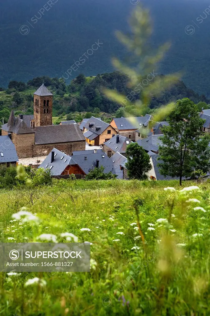 Vilamòs village,Aran Valley,Pyrenees, Lleida province, Catalonia, Spain