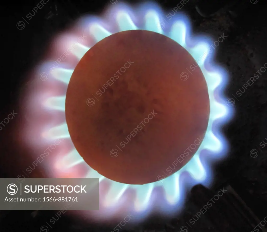 Gas Flame on Cooker