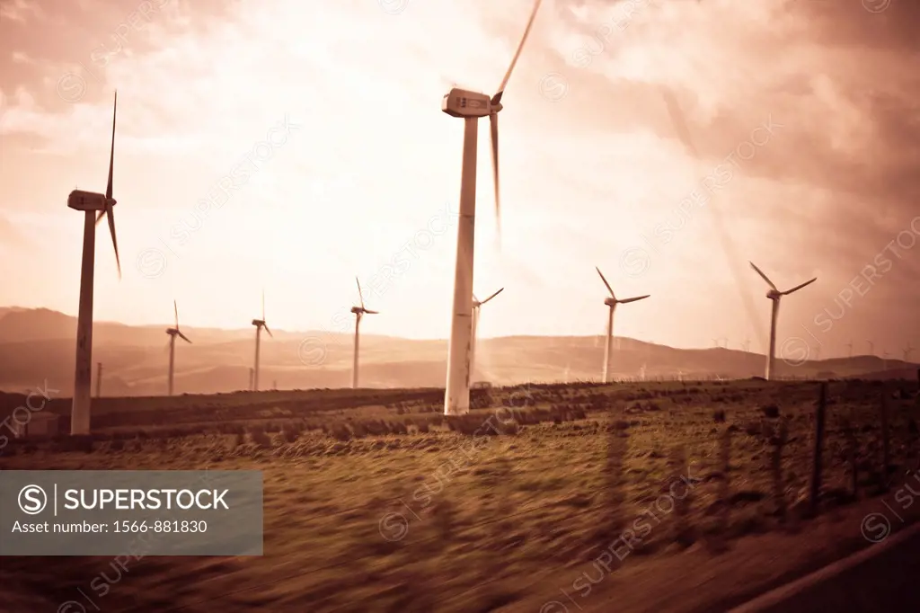 Wind turbines, Costa da Morte, Galicia, Spain