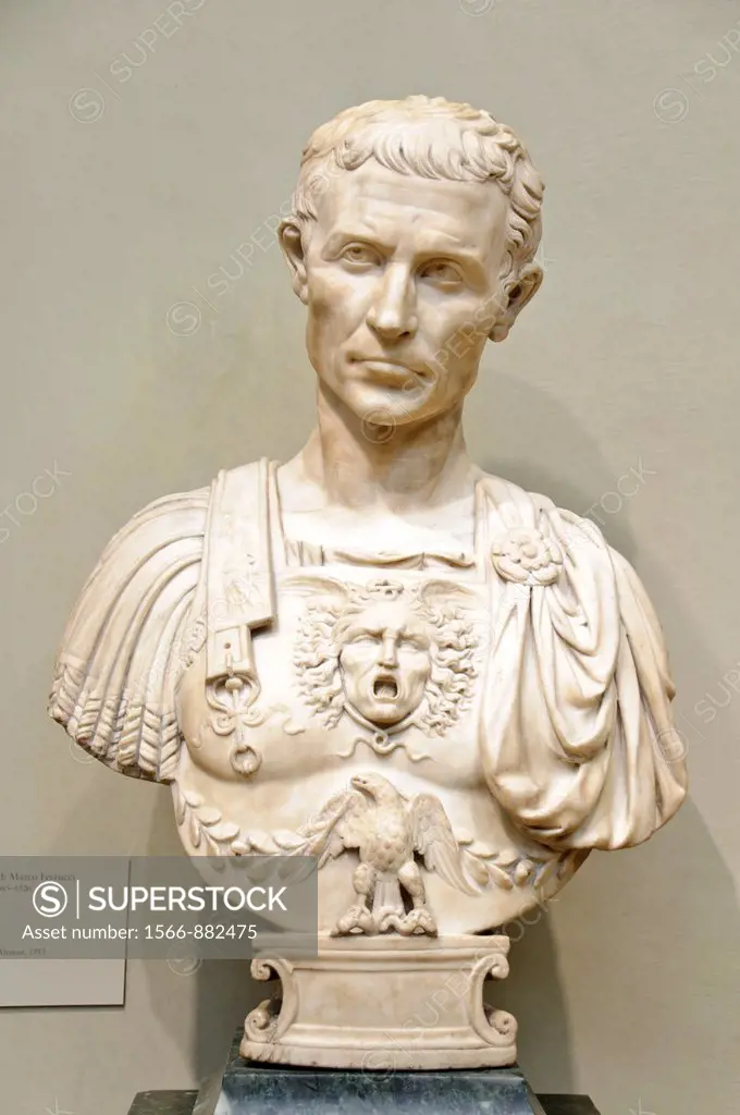 Julius Caesar, ca  1512-14, by Andrea di Pietro di Marco Ferrucci, 1465-1526, Italian, Florentine, Marble, H  27 in , 68 6 cm, Metropolitan Museum of ...