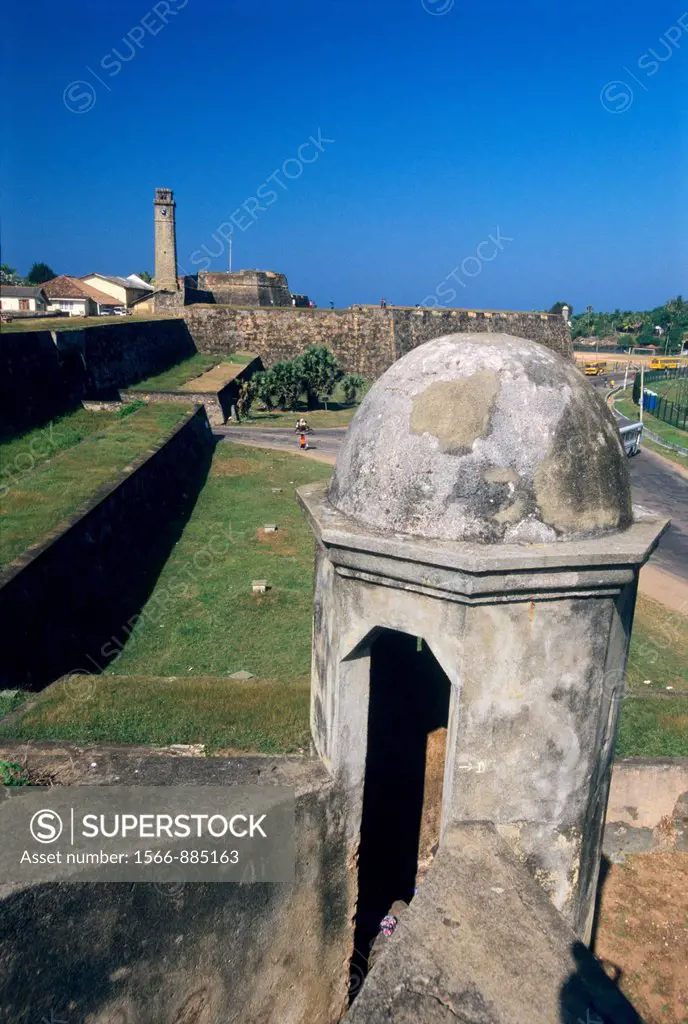 Defense turret, Old Fort, Galle , Sri Lanka