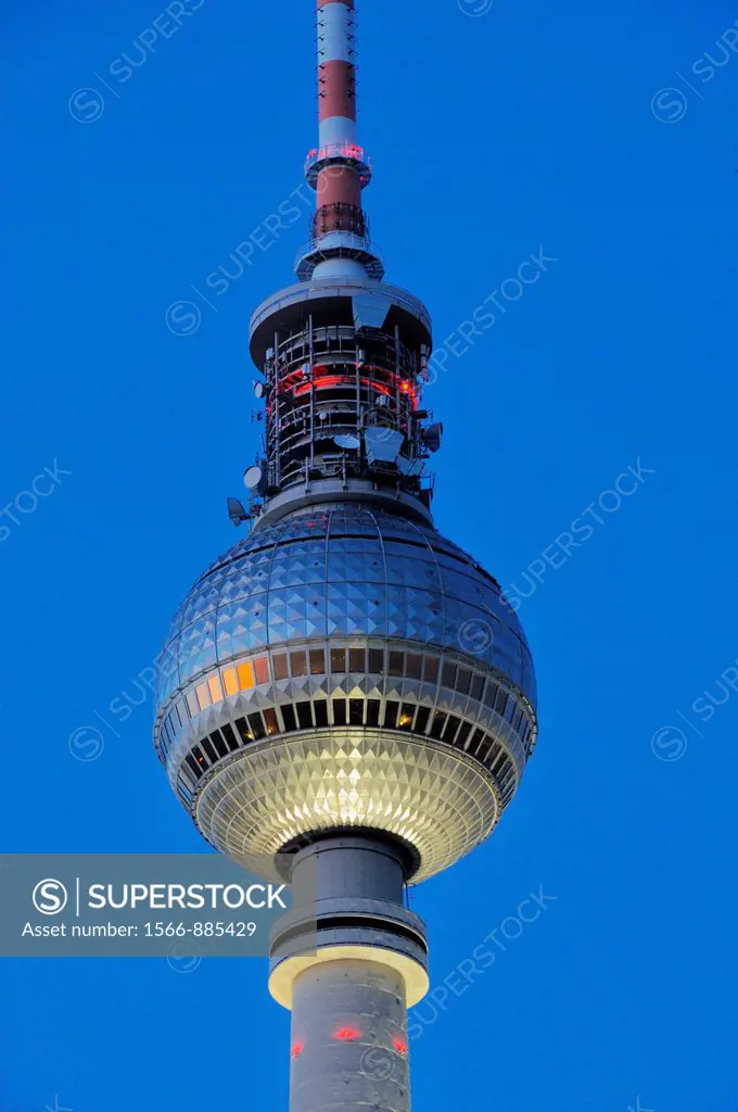 Fernsehturm, television tower, Alexanderplatz, Berlin, Germany, Europe