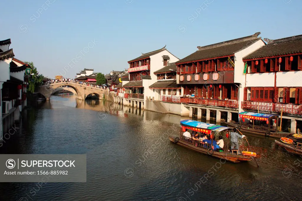 The old town of Qibao, Shanghai, china.