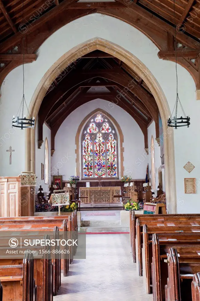 England Dorset Milton Abbas Interior of St  James´ Church