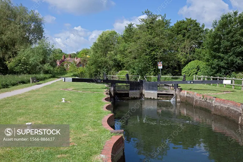 England Berkshire Theale Sheffield Lock on the Kennet and Avon Canal