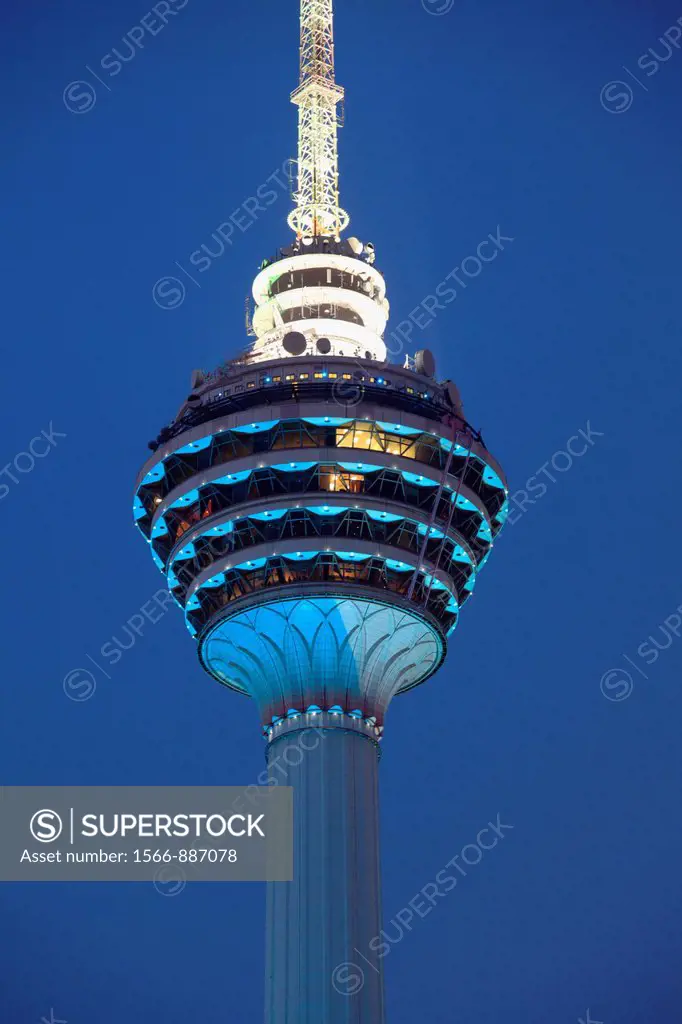 KL tower at night, Kuala Lumpur, Malaysia