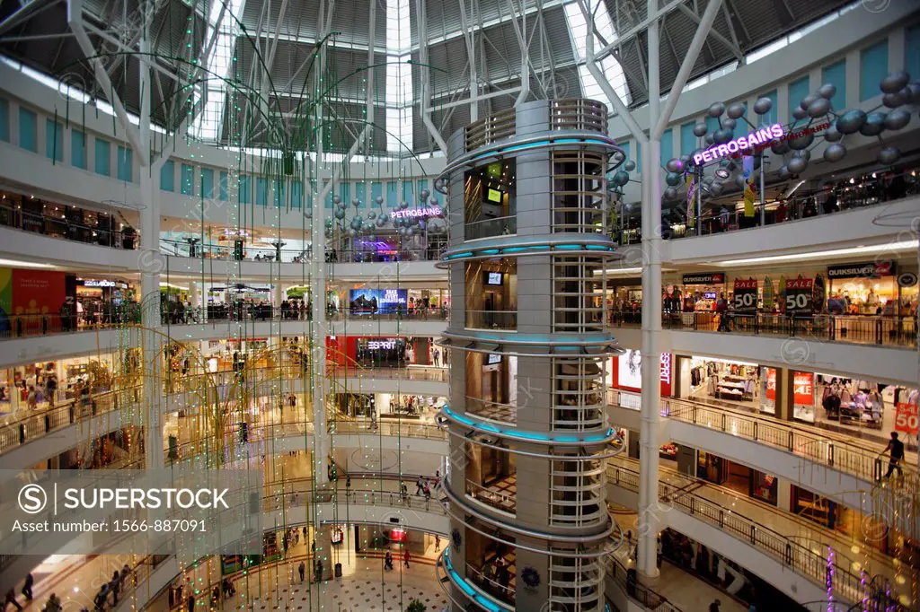 Suria KLCC shopping center at Menara Petronas towers, Kuala Lumpur, Malaysia