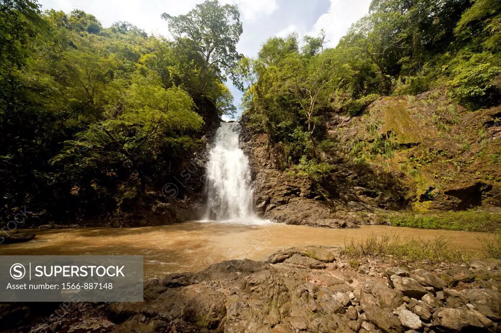 Montezuma Waterfall, Montezuma, Nicoya Peninsula, Costa Rica, Central America