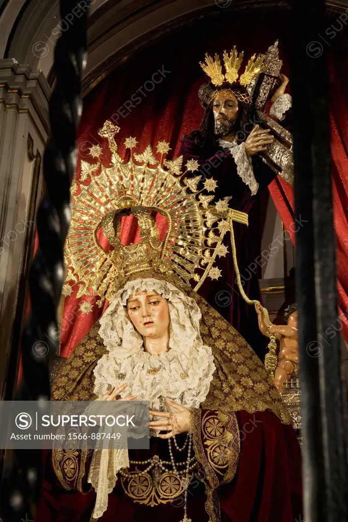 Holders of Royal Excellency, Most Illustrious and Venerable Brotherhood of Worship and Procession of Our Lord Jesus called El Rico and the Virgin of L...