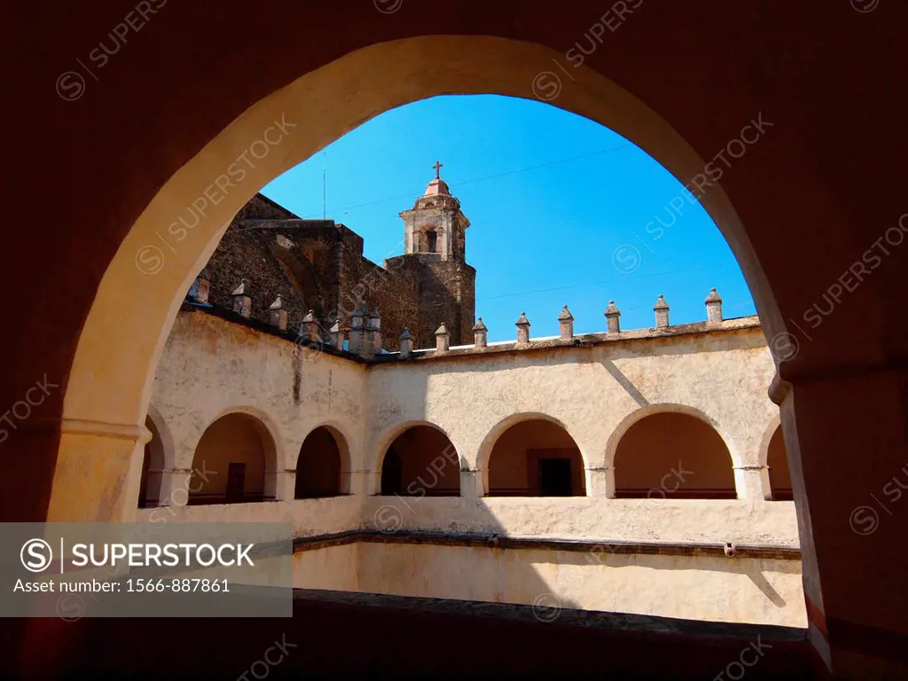 Cloister. Natividad convent. 1570. Tepoztlan. Mexico.