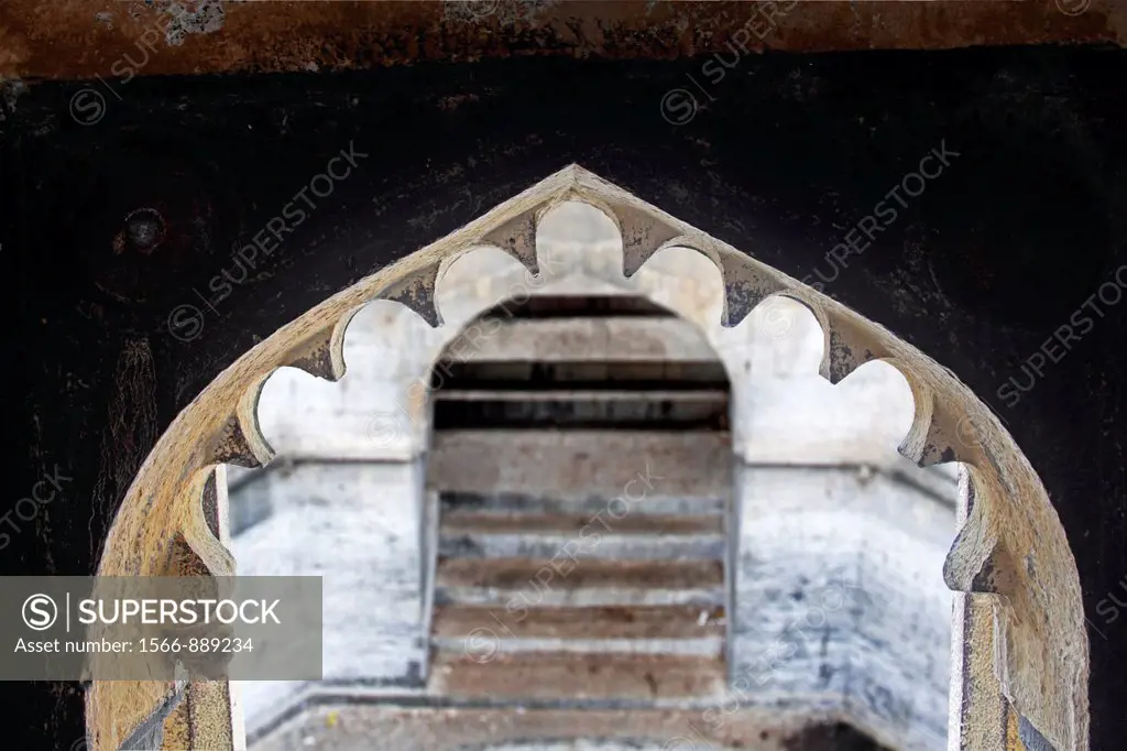 Structure at Bara Mota chi Vihir, Historic well at Limb Village, Satara, Maharashtra, India