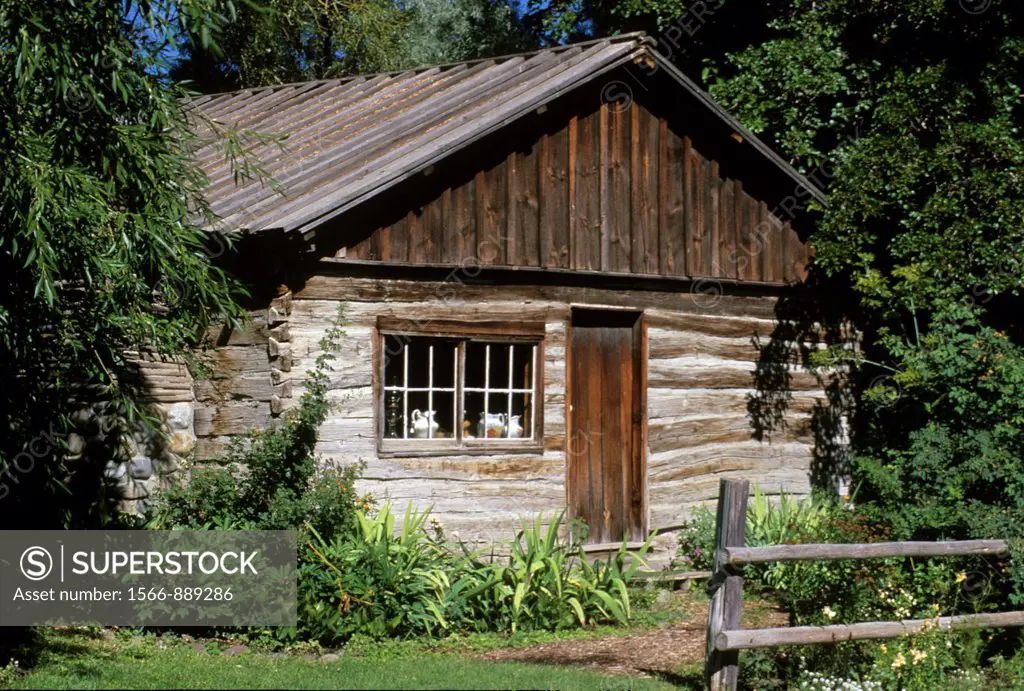 Olmstead cabin, Olmstead Place State Park, Washington